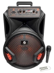 KTS-1232 12 İnch Bluetooth Trolley Karaoke Speaker