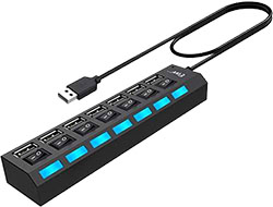 HI-Speed Switchable 7 port Usb 2 Switch