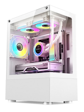 LC-01 Micro-Atx Aquarium Case White
