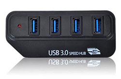Ultra-Speed Usb3 4 Port Switch (with adapter)