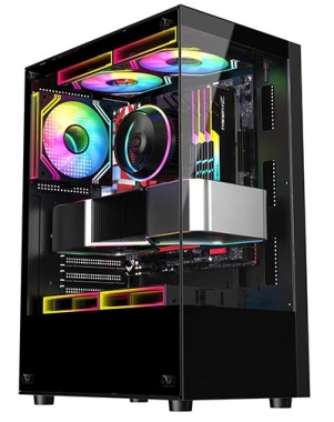 Ruix SE Atx Aquqrium Case (Black)