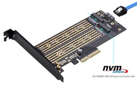 PCI-E to Dual M2 Nvmee Adaoter