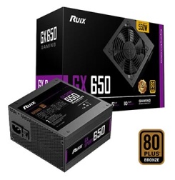 Ruix GX650 650 Watt 80+ Bronze Power Supply