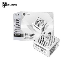 Gamers BR750 80+ Silver Gaming Power Supply (White)