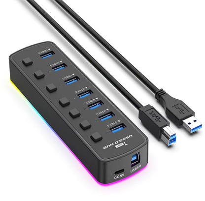 7 Port Usb 3 Rgb Switch