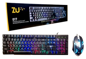 ZU017 USB Keyboard + Mouse (with backlight)