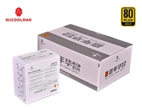 WjCoolman G1 850Watt 80+ Gold Power Supply (White)