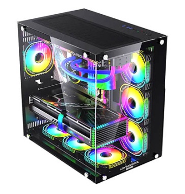 UFO-2 Atx Aquarium Case Black