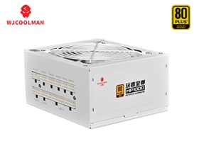 WjCoolman MP1000 1000Watt 80+ Gold Power Supply (White)