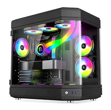 LC-1000 Atx Aquarium Case Black