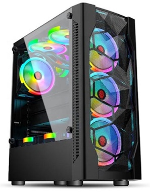 GameKM IceDrill Atx Gaming Case (Black)