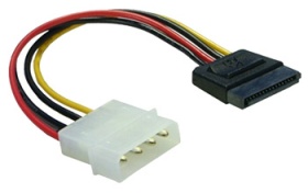 Sata Power Cable (Molex + 2 Sata power)