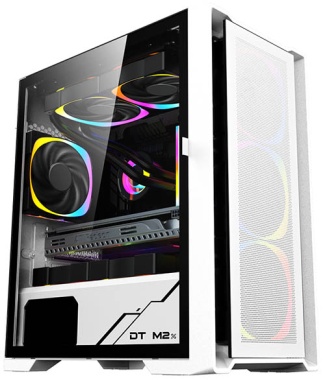 WjCoolman DT M2 M-Atx Gaming Case (White)