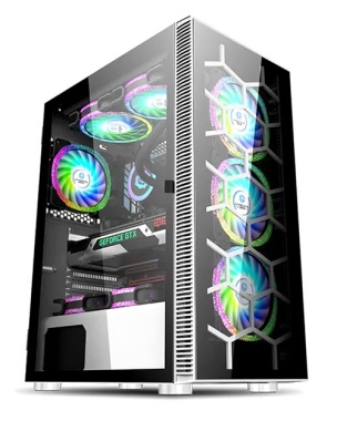 WjCoolman Glow E-Atx Gaming Case
