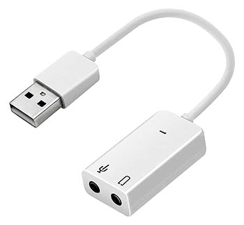 Usb 7.1 Virtual Surround Sound Card (with cable)