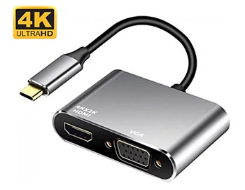Type-C 4K Hdmi & Vga Converter
