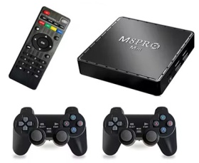 M8 Pro 2Gb/16Gb Android 12 2 in 1 Tv Box + Game Console