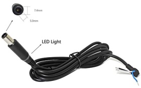 Dell 7.4*5.0mm 1.5M cable (two wire)