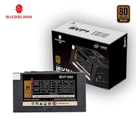 WjCoolman VP500 80+ Bronze 500 Watt Power Supply